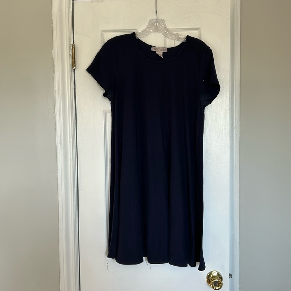 Navy Blue T-shirt dress